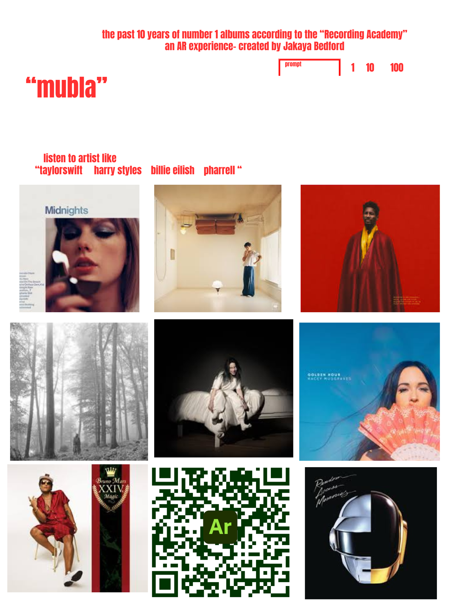 "MUBLA" poster