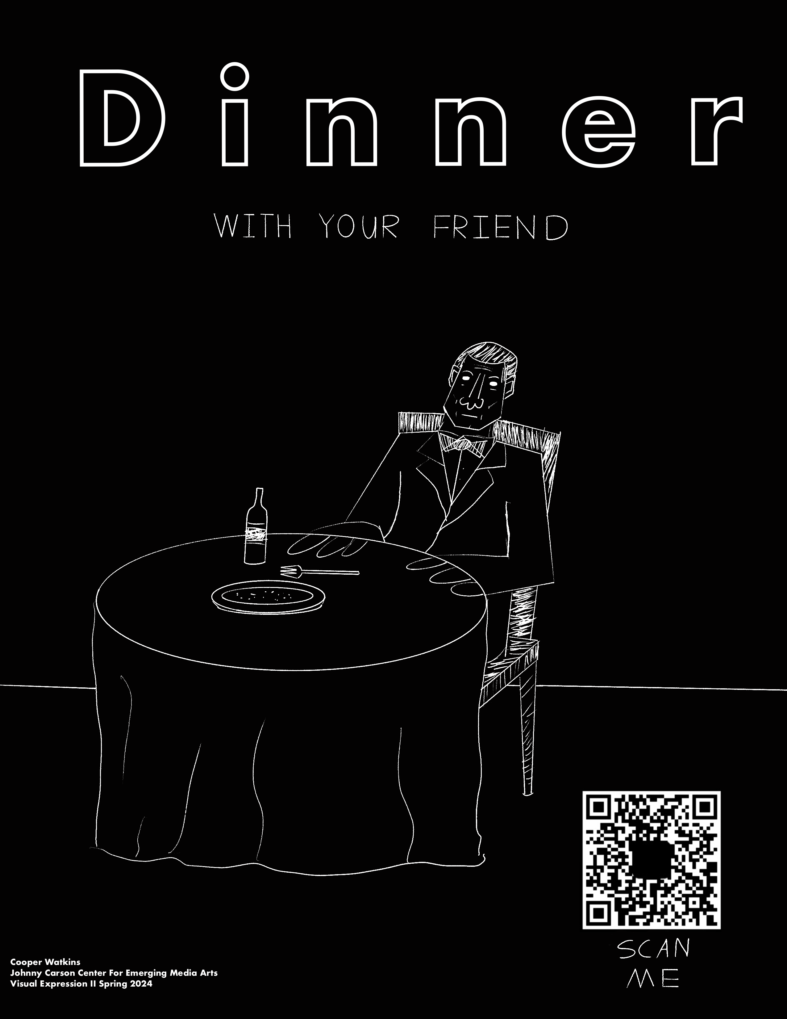 Dinner With Your Friend Poster