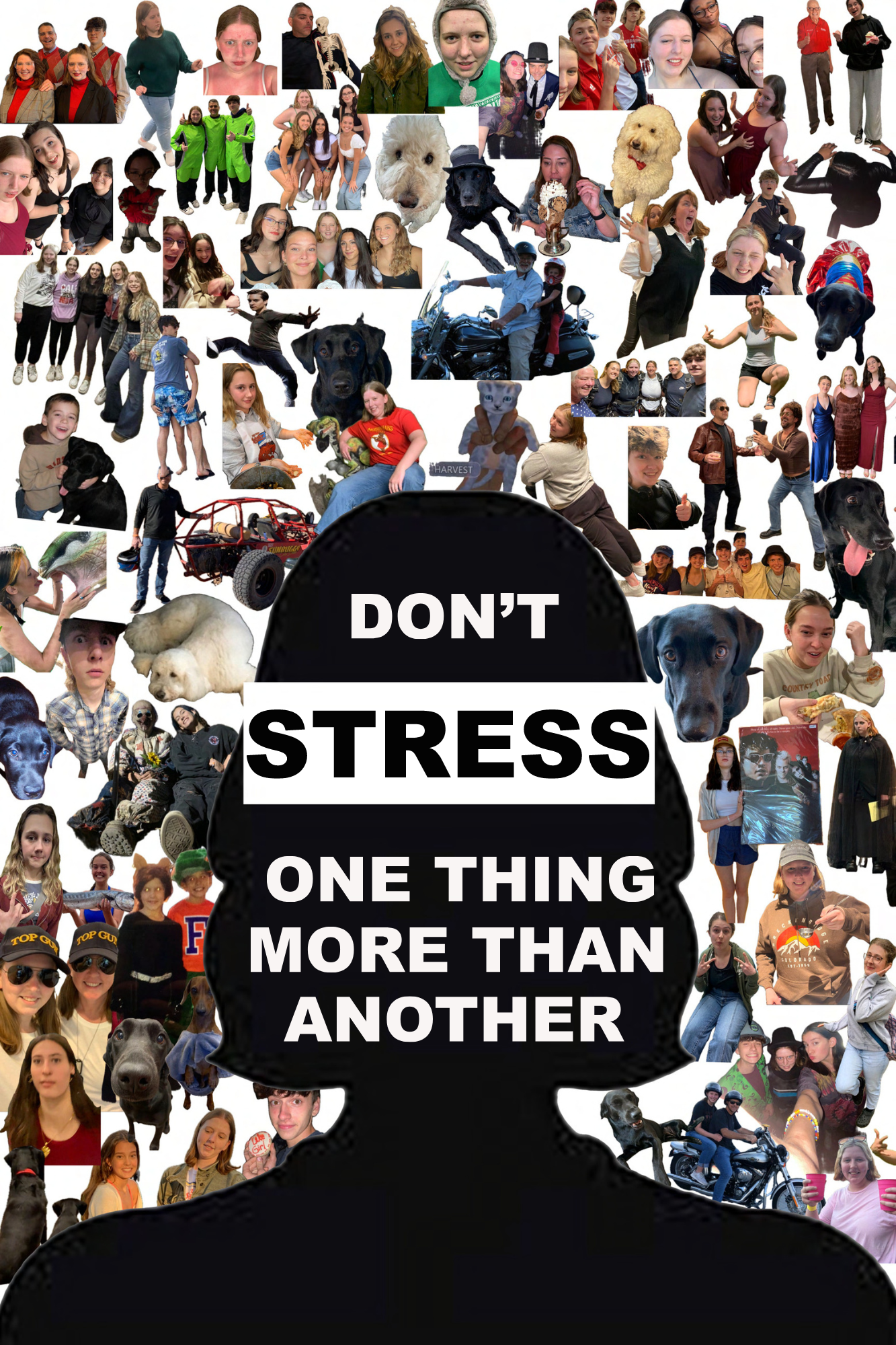 Don't Stress One Thing More Than Another Poster